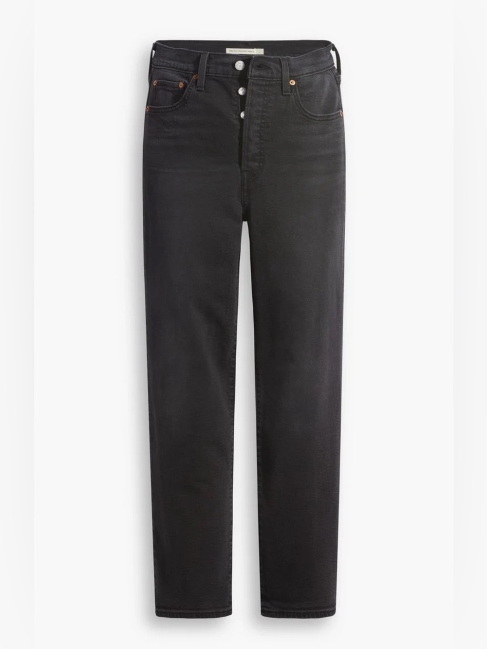 Levi’s Ribcage Straight Ankle Black Jeans – Size 28